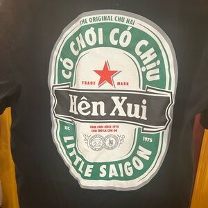 Little Saigon  Black and Green Graphic Tee